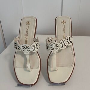 Tory Burch Cream Women's Sandals